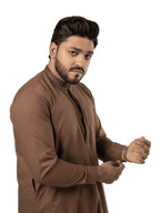 E-29 BROWN KURTA SHALWAR